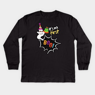 It's my first Halloween Kids Long Sleeve T-Shirt